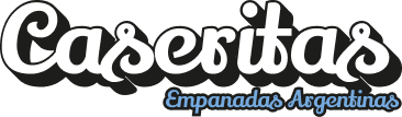 Logo Caseritas Empanadas Argentinas en Porto Alegre - RS - Brasil - Celeste