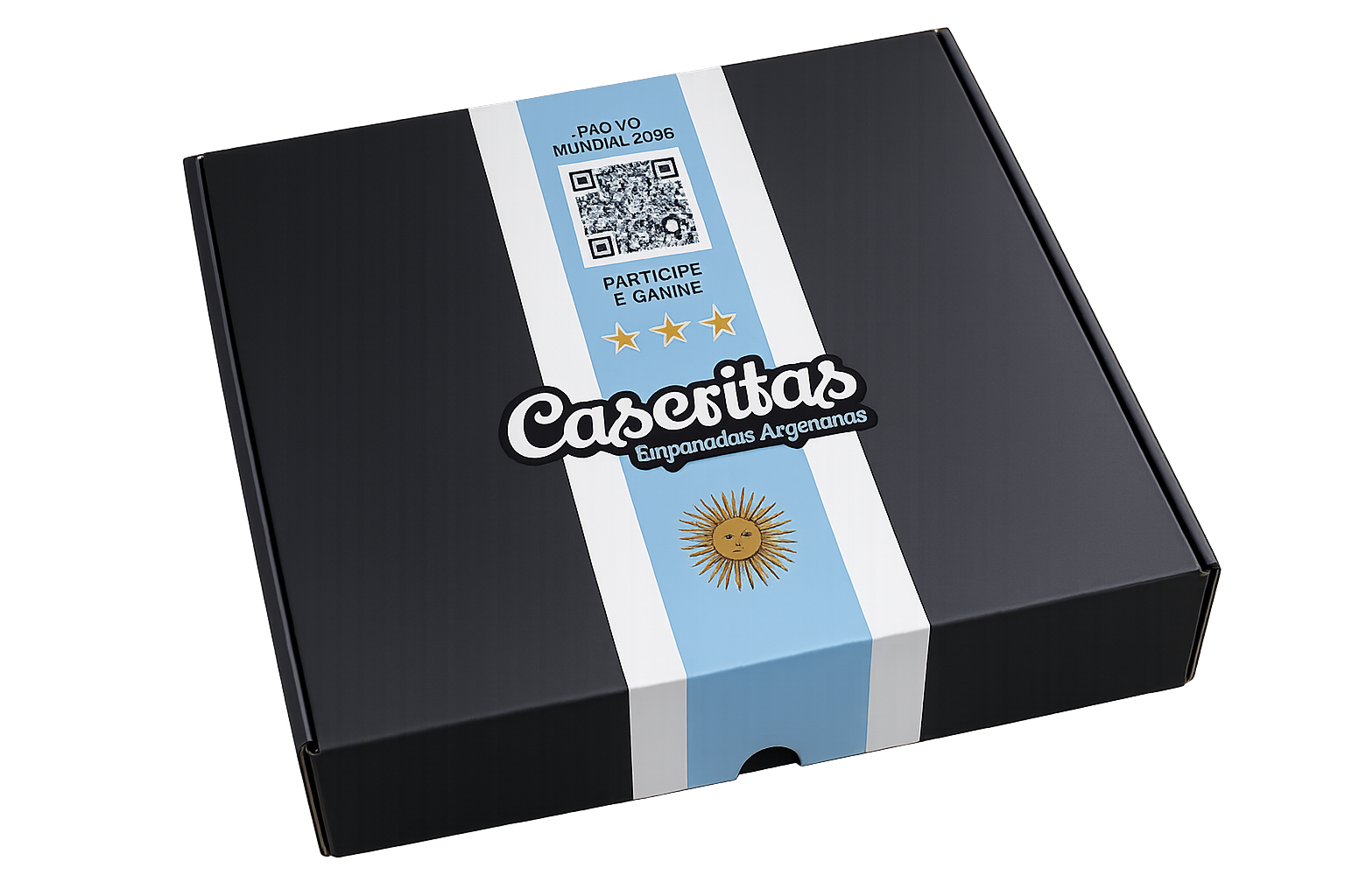 Caixa com 12 empanadas argentinas - Caseritas